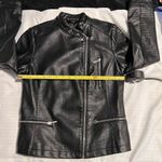 Halogen Quilted Faux Leather Moto Jacket Size XSmall Petite Photo 1