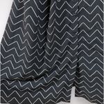 Who What Wear Who What Wear Dress Small Black Geometric Print Wedding Guest Ruffle Party Cute Photo 3