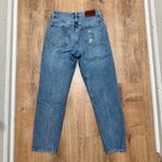 Lucky Brand | Light Wash Distressed Denim High Rise Drew Mom Jeans Photo 1