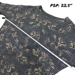 Revolve Stitches & Stripes X  Gray Wool Blend Rose Gold Patterned Sweater • Small Photo 3