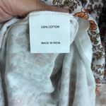 Daughters of India Binita Apricot Floral Print Maxi Dress Size Small Orange Photo 7