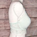 PINK - Victoria's Secret PINK Victoria Secret Mint Green Padded Lace Bra Size S (D-DD) Photo 2