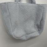 VS PINK Light Blue Plush Sherpa Tote Bag Travel Classic Medium Photo 5