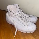 Converse Chuck Taylor Women’s 9 All Star Lugged High Top Platform White Photo 1
