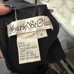 Vintage Marie St Claire Women’s 4 Black Beaded Dress Photo 5