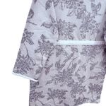 Humility Women's SAS LA FEE Floral Jacquard Hooded‎ Jacket Italy France M Tan Size 36 Photo 7