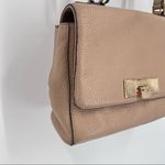 Michael Kors Callie Satchel Crossbody Camel Purse pebble leather Photo 3
