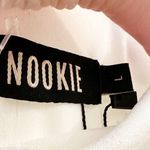 Nookie NWT Lust One Shoulder Midi Dress in White Bridal sz Large Photo 5