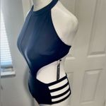 One Piece NWT Tempt Me Size:Small Women’s Mesh Swimsuit High Neck Halter Photo 3