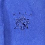 Vintage Nils Skiwear Jacket Faux Fur Collar Belted Padded Winter Coat Sz 10 flaw Blue Photo 14