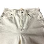 Madewell Women's The Perfect Vintage Straight Leg Denim Jeans Tile White Size 27 Photo 2