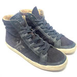 Frye  Dylan Calf Hair High Top Sneakers Black Size‎ US 6.5 Photo 0