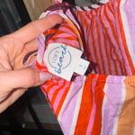 Loft  Beach Striped Crisscross Maxi Dress swimsuit coverup adjustable colorful Photo 3