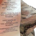 Lucky Brand Black White Hippie Boho Eclectic Embroidered Paisley Corset Tank Top Photo 6