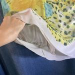 ZARA Animal Print Mini Dress Beige Chiffon Small Photo 9