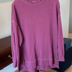 Old Navy Vintage Red Comfy Cotton Oversized Lightweight Sweatshirt Mens Womens Photo 7