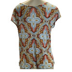 Cha Cha Vente Size Medium Hi Low Style Mesh Top. New Without Tag Blue Photo 2