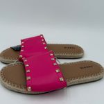 Torrid  Hot Pink Studded Slides Sandals New with tags Size 9 Photo 2