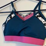 Nike Blue Pink Indy Sports Bra Photo 1