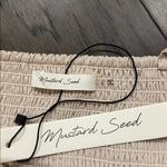 Mustard Seed NWT  champagne and gold detail babydoll mini dress Sz L Photo 1