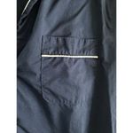 J‎ Crew Women's Medum Navy Pajama Top Collared Classic Preppy Blue Size M Photo 2