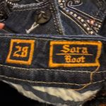 Rock Revival  Women’s Size 28 Sora Bootcut Jeans Dark Wash Embellished Flap Pocke Photo 4