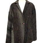Deborah Cross Vintage Textile Wearable Art Jacket Blazer Small Medium Photo 0
