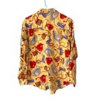Levi's Vintage Levi’s Dockers Horse Equestrian Cowboy Western Yellow Shirt size medium Photo 3