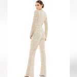 Mac Duggal NEW  Long Sleeve Sequin Jumpsuit Photo 3