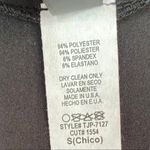 K Mock Neck Front Zip Thigh Length Black Bodysuit Photo 13