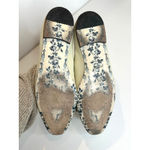 Gucci Yva Ivory Leather Snakeskin bow embellished GG Ballerina flats EU 36.5 Photo 10