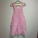 Duluth Trading Co Heirloom Gardening Bib Short Overalls Pink Photo 6