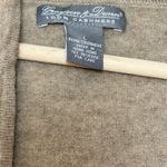 Women’s large 100% cashmere sweater hoodie Gray Photo 3