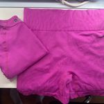 SheIn Hot Pink Zebra Print Workout Set Photo 1