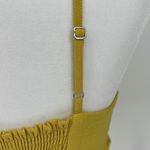 Banana Republic Spaghetti Strap Twist Front Top Yellow Women’s Size Medium Photo 6
