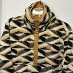 Billabong Women’s Switchback Mock Neck Pullover Fleece Caramel Size M Photo 1