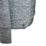 Athleta  Pacifica Heather Gray Long Sleeve Top Ruched Women’s Size XS Thumbholes Photo 9