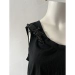 Vera Wang Black Cocktail Dress 8 cotton stretch dragonfly NYE party holiday New Photo 2
