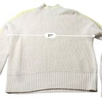 Sanctuary Cream and Neon Yellow CRUISE Boxy mock neck pullover Sweater Size XS Photo 6
