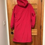 Lands' End Women’s Red Air Core 200 Polar tec Hooded Parka Size Sm Photo 4