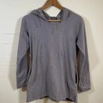 Earthbound Trading Co. Women Gray Distressed Pullover Hoodie Small Photo 0