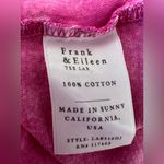 Frank & Eileen  $168 Patrick Popover Henley Top Shirt Pullover Mineral Pink RARE Photo 5