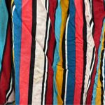 Guess Bright Multicolor Striped High Rise Tie Waist ShortsSize XL Photo 6