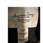 America Rag Black High Waist Dressy Shorts‎ Cuffed Hem Career Button Accent Size 8 Photo 4