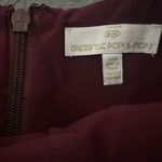 Dress the Population Carmen Dress Trumpet Maxi Gown XXS Burgundy long sleeve Photo 5