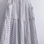 Ann Taylor  Loft Swiss Dot 4th July Mini Strappy Dress Photo 7