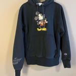 Champion ✨ Disney Black Mickey Mouse Embroidered Hoodie Small Photo 0