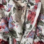 Floral Maxi Dress with Rope Straps and tie in the back; size medium Pink Photo 7