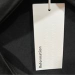 Reformation NWT  black blouse top size medium Shae Knit Top Photo 2