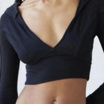 Urban Outfitters  Black Crop Hoodie Photo 0
